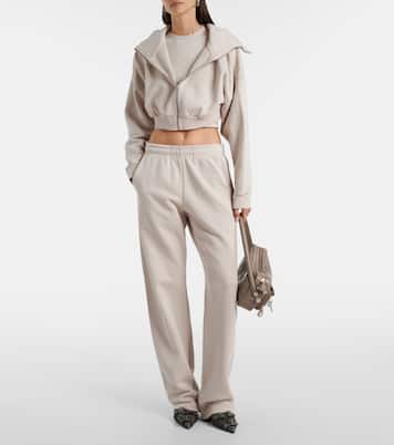Cropped-Kapuzenjacke aus Baumwolle | Entire Studios