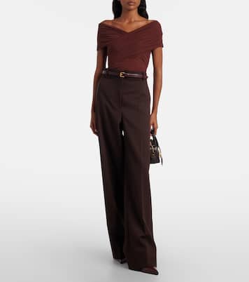 Jacques gathered off-shoulder bodysuit | SIR