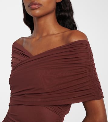 Jacques gathered off-shoulder bodysuit | SIR