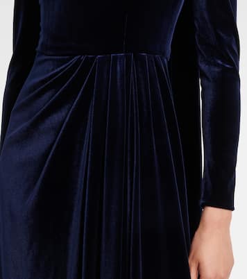 Belted velvet gown | Monique Lhuillier