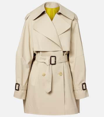 Double-breasted cotton trench coat  | Givenchy