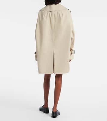Double-breasted cotton trench coat  | Givenchy