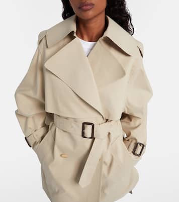 Double-breasted cotton trench coat  | Givenchy