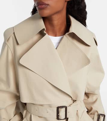 Double-breasted cotton trench coat  | Givenchy