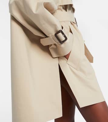 Double-breasted cotton trench coat  | Givenchy
