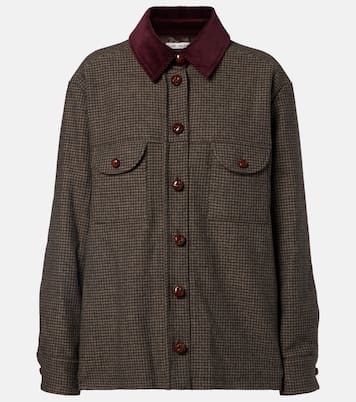 Berber corduroy-trimmed wool-blend jacket | Blazé Milano