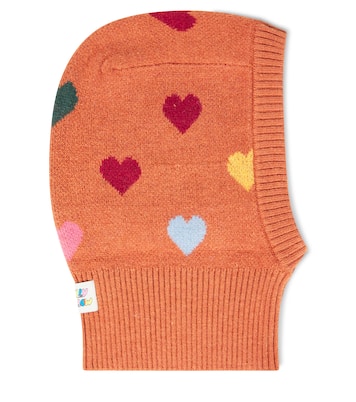 Heart knitted hood | Jellymallow