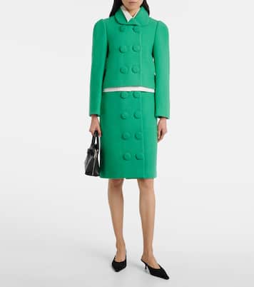 Cropped-Jacke aus Wolle | Shushu/Tong