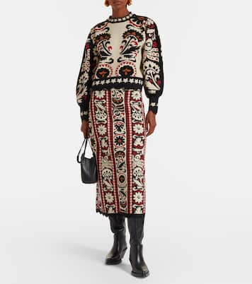 Tapestry Stripes jacquard sweater | Farm Rio