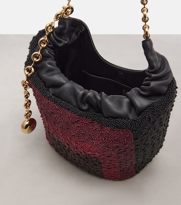 Squeeze Mini beaded leather tote bag | Loewe