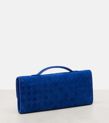 Intrecciato suede clutch | Bottega Veneta