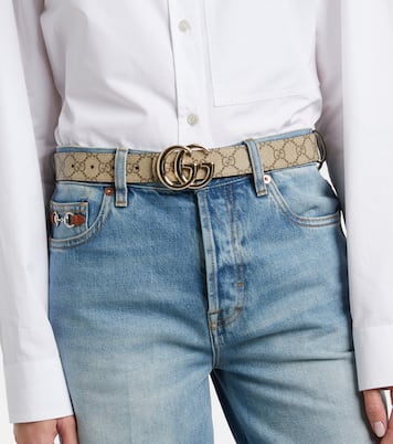 GG Marmont reversible leather belt | Gucci
