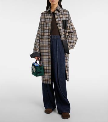 Belted high-rise wide-leg jeans | Loewe