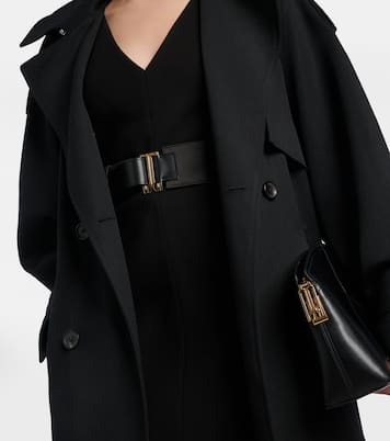 Wide leather belt  | Victoria Beckham