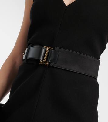 Wide leather belt  | Victoria Beckham