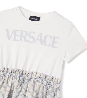 Robe Barocco Kids en coton | Versace Kids