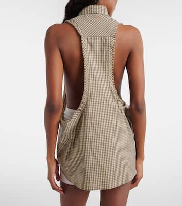 Checked cotton shirt | Versace