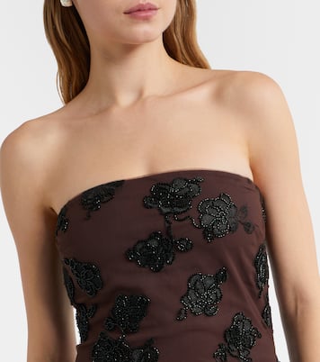 Beaded floral maxi dress | Rotate