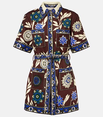 Jasper printed cotton shirt dress | Alémais