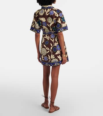 Jasper printed cotton shirt dress | Alémais