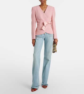 Virgin wool crêpe jacket | Valentino