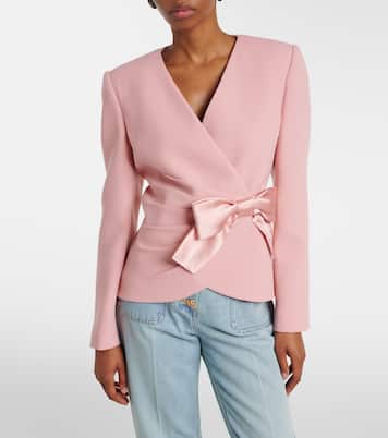 Virgin wool crêpe jacket | Valentino