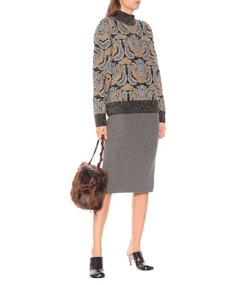 Bleistiftrock mit Wollanteil | Dries Van Noten