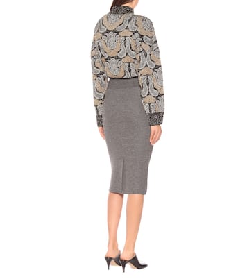 Bleistiftrock mit Wollanteil | Dries Van Noten