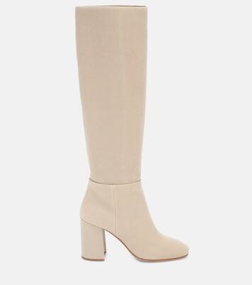 Twill knee-high boots | Miu Miu
