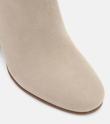 Twill knee-high boots | Miu Miu
