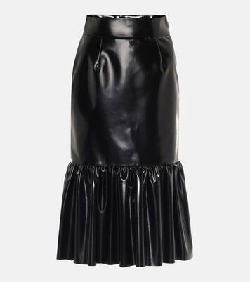 Gonna midi in similpelle | Miu Miu
