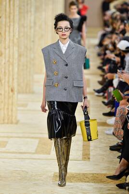 Gonna midi in similpelle | Miu Miu