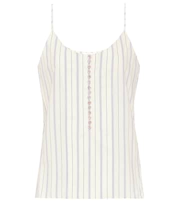 Camisole a righe in cotone | Chloé