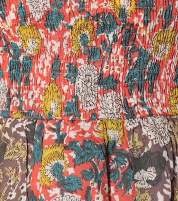 Taria floral cotton minidress | Velvet