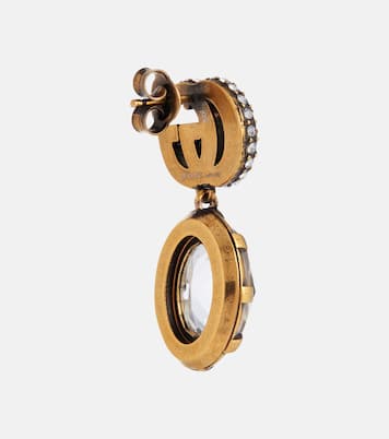 Orecchini Doppia G con cristalli | Gucci