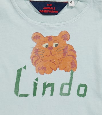 Baby - T-shirt Rooster in cotone con stampa | The Animals Observatory