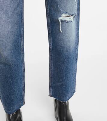 High-rise distressed jeans | Re/Done