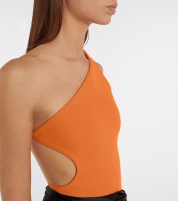 One-shoulder cutout top | Christopher Esber