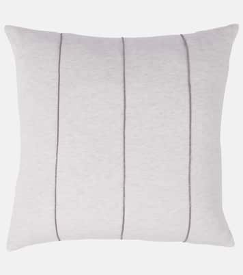 Coussin en coton à sequins | Brunello Cucinelli