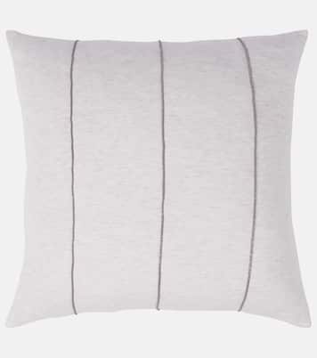 Coussin en coton à sequins | Brunello Cucinelli
