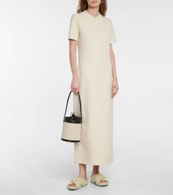 Padded leather slides | Jil Sander