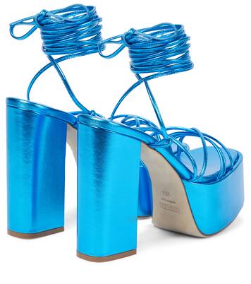 Malena 130 leather platform sandals | Paris Texas