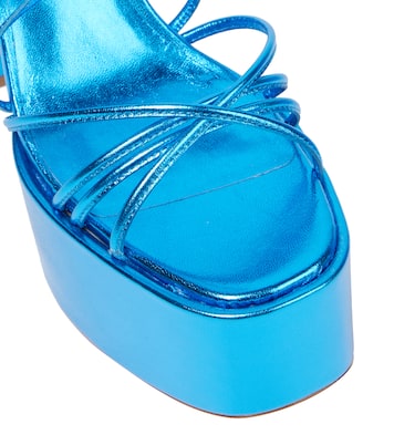 Malena 130 leather platform sandals | Paris Texas