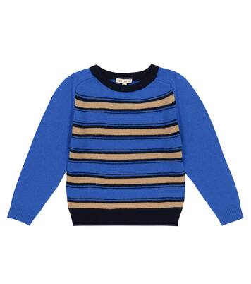 Poa striped cashmere sweater | Caramel