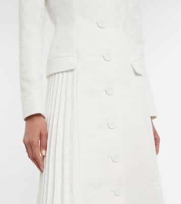 Bridal Calla cloqué coat | Erdem