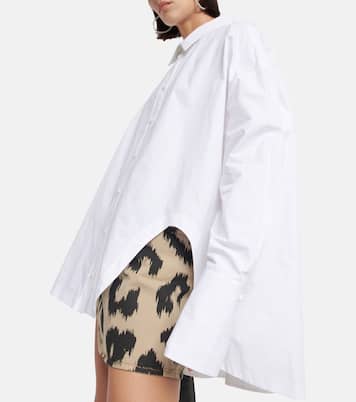 Camicia asimmetrica in popeline di cotone | The Attico