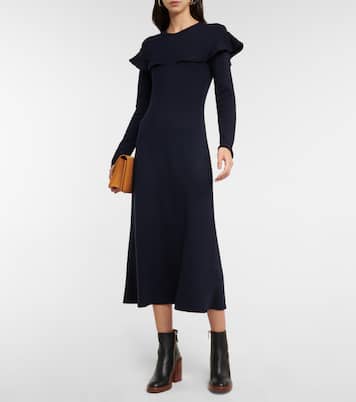 Robe midi en cachemire | Chloé