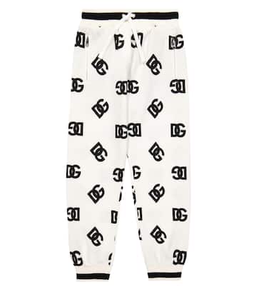 Pantaloni sportivi in jersey di cotone | Dolce&Gabbana Kids