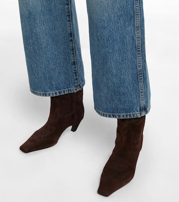 Stivaletti texani Dallas in suede | Khaite