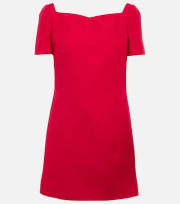 Wool and silk crêpe couture minidress | Valentino